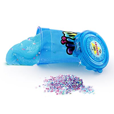 Neon Mavi Slime Shaker Rainbow Tekli Paket