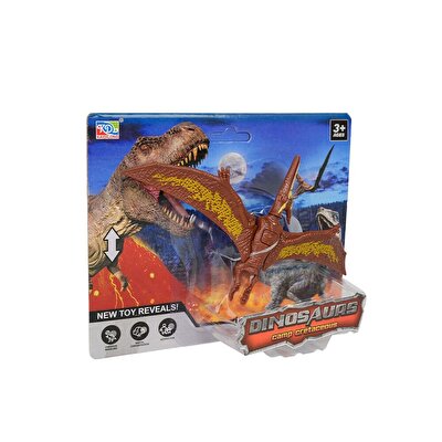 Pterosaur Dinozor Figür Kahverengi