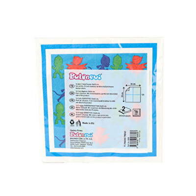 Pijamaskeliler Peçete 33x33 cm