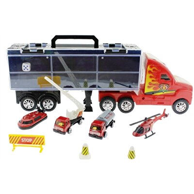 Taşınabilir Die Cast Metal Araçlı İtfaiye Kamyonu BA 139B