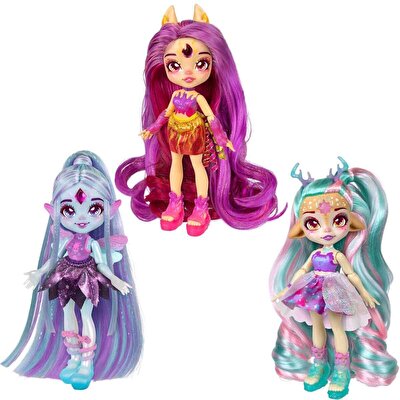 Magic Pixling Galaksi Saçlı Figür Pembe