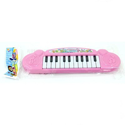 Pilli Mini Piyano 22 Tuşlu Org Pembe