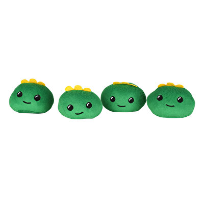 Dinozor Anne ve Mini Dino Bebekler Peluş Çanta Seti