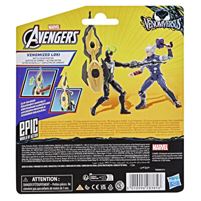 Marvel Avengers VenomVersus Epic World of Action Venomized Loki G0892