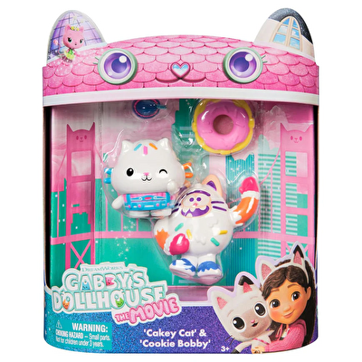 Gabby’s Dollhouse 2’li Figür Paketi Cakey Cat ve Cookie Bobby