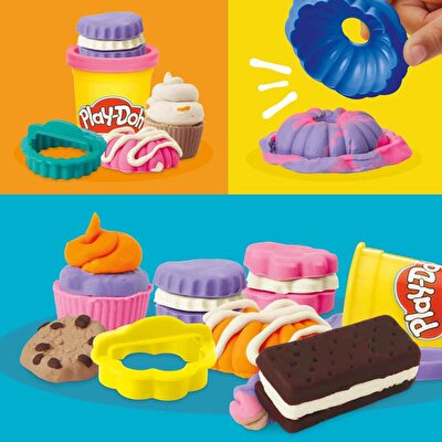 Play Doh Yiyecek Şekilleri Oyun Hamuru Pastacı Seti G1614