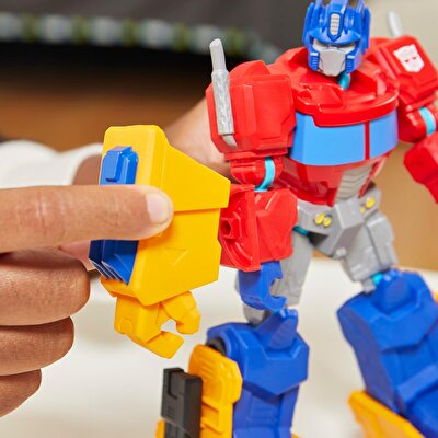 Transformers Mixmashers Deluxe Fi̇gür Optimus Prime