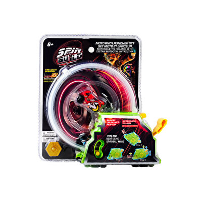 Spin N Build Motosiklet ve Fırlatıcı Seti