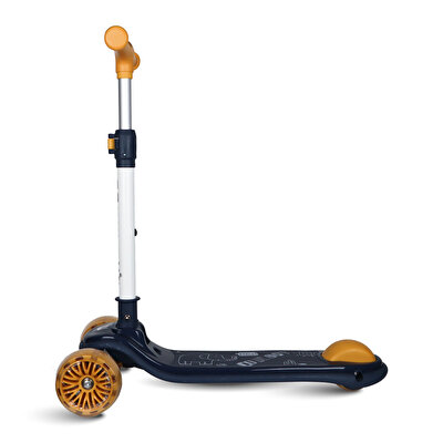 Hattrick Işıklı 3 Tekerlekli Sarı Scooter Scs120