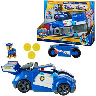 Paw Patrol Filmi Chase'in 2'si 1 Arada Dönüşebilen Işıklı Şehir Aracı
