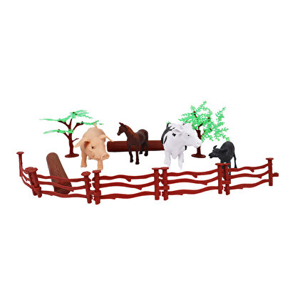Çiftlik Hayvanları Tüpte 6'lı Hayvan Oyun Seti