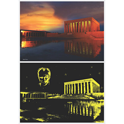 Anatolian Puzzle 1000 Parça Neon Anıtkabir