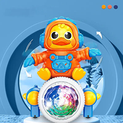 Space Duck Işıklı Müzikli Dans Eden Ördek Robot