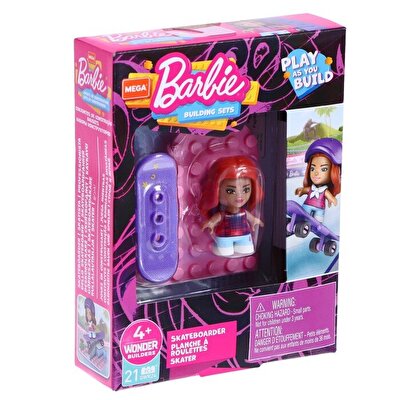 Mega Barbie Mini Figürler Serisi Kaykaycı GWR24