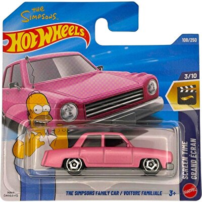 Hot Wheels Tekli Araba The Simpsons Family Car JJJ68