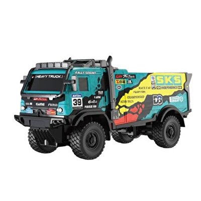 1:20 Sesli ve Işıklı Heavy Truck Arazi Aracı Mavi