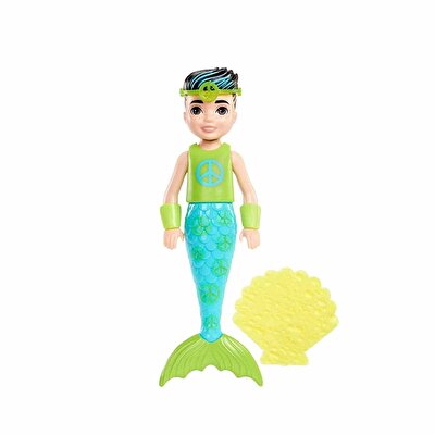 Barbie Color Reveal Renk Değiştiren Sürpriz Chelsea Gökkuşağı Deniz Kızı HDN75