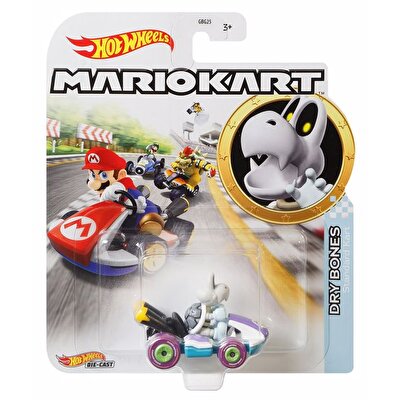 Hot Wheels Mario Kart Karakter Araçlar Dry Bones GJH59
