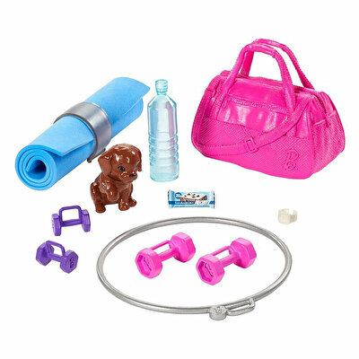 Barbie Wellness Barbie'nin Spa Günü Bebekleri Spor Temalı GJG57