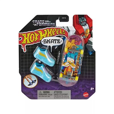 Hot Wheels Skate Parmak Kaykay ve Ayakkabı Paketleri Starscream HVK39