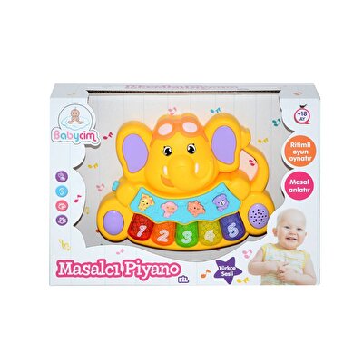 Türkçe Fil Masalcı Piyano Sarı