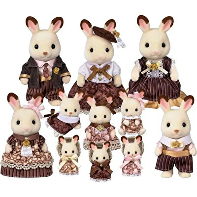 Sylvanian Families Çikolata Kulaklı Tavşan Ailesi Yıldönümü Seti