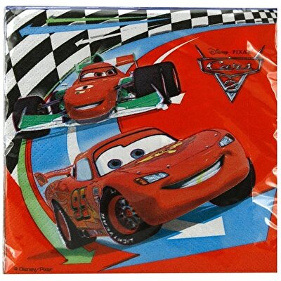 Cars 2 Kağıt Peçete - 20'li