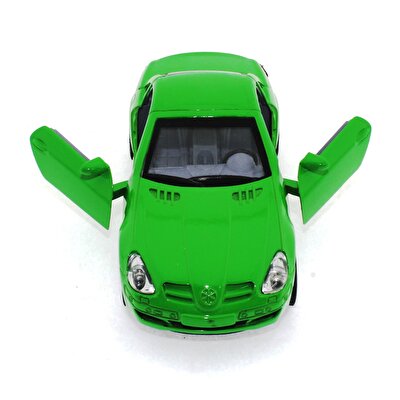 Diecast Sesli Işıklı Arabalar - Yeşil