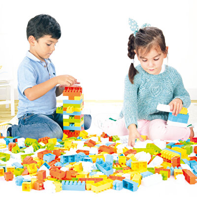 Torbalı Mini Bloklar 75 Parça