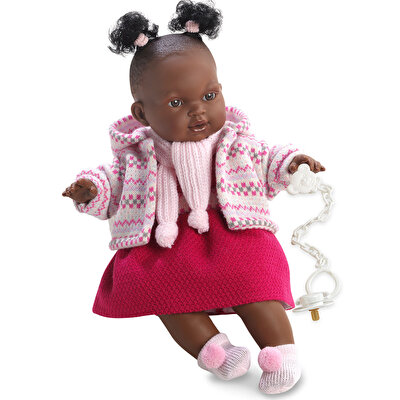 Llorens Adis Llorona Sesli 38 Cm Pembe Elbise