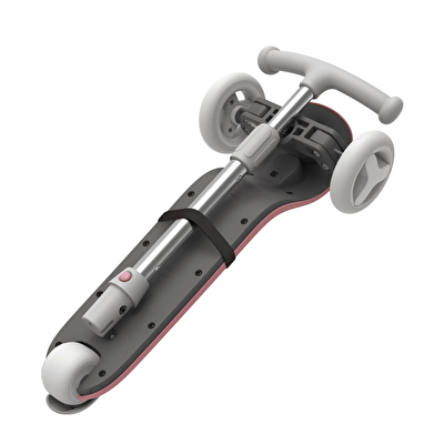 Xiaomi Mitu Işıklı Ayarlanabilir 3 Tekerlekli Scooter Pembe