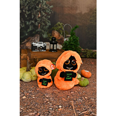 TY Beanie Boos Altın Dişli Turuncu Ghoul Cadılar Bayramı Peluş 15 cm