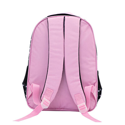 Muggle Tek Bölmeli Panda Siyah Anaokulu Sırt Çantası 7327