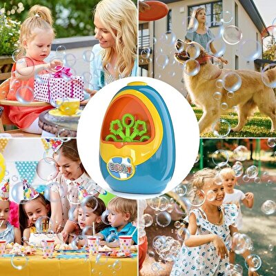 Bubble Fun Mini Baloncuk Makinesi Mavi