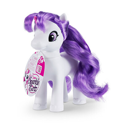 Sparkle Girlz Bebek Unicorn 100369 Mor Saçlı Beyaz Unicorn