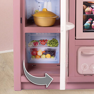 Smoby Loft Fleur Pembe Mutfak Seti