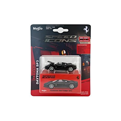 1:64 Speed Icons Koleksiyon Araçlar Ferrari Daytona SP3 Siyah