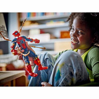 LEGO Marvel Iron Örümcek Adam Yapım Figürü 76298