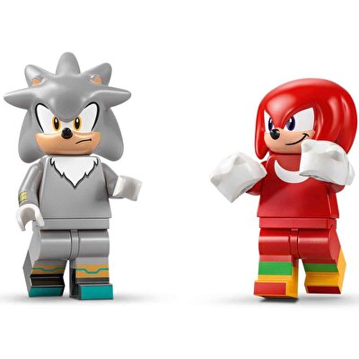 LEGO Sonic the Hedgehog Silver’ın Arabası Knuckles’ın Canavar Kamyonuna Karşı 77118