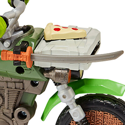 TMNT Araçlar ve Figürler Ninja Kick Cycle With Leonardo 83430