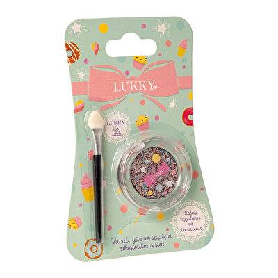 Lukky Saç, Yüz ve Vücut İçin Renkli Fırçalı Sim