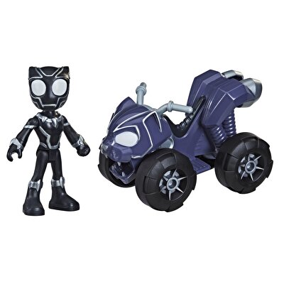 Spidey's Amazing Friends Figür ve Araçları Black Panther's Panther Patroller F1943