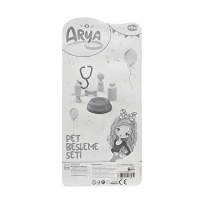 Arya Pet Bakım ve Pet Besleme Seti̇ Kırmızı Puantiye Elbiseli