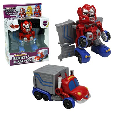 Dönüşebilen Mini Robot Kırmızı