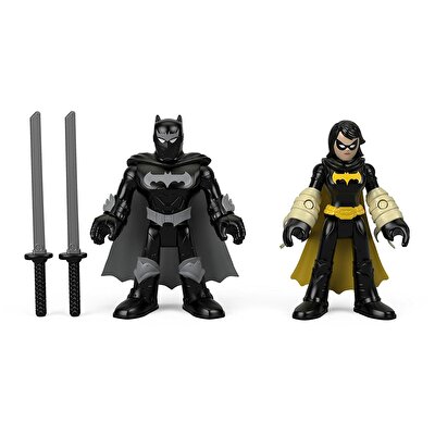 Imaginext DC Super Friends Figürler Black Bat ve Ninja Batman FTV07