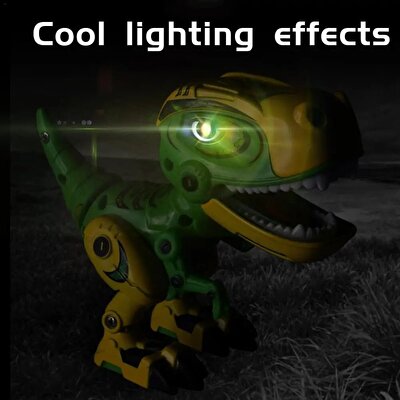 Işıklı ve Sesli Die Cast Yeşil Dinozor