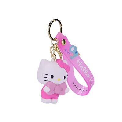 Hello Kitty ve Arkadaşları Anahtarlık CDU8 Hello Kitty Happy