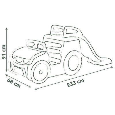 Smoby Life Kaydıraklı Macera Oyun Arabası