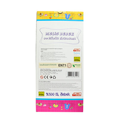 Melis Bebek Türkçe Konuşan Hayvancıklı Mavi Hırkalı