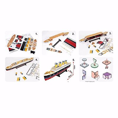 Cubic Fun Titanic Gemisi 35 Parça 3D Puzzle
